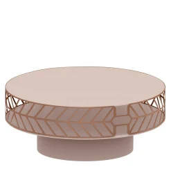 Tavolino Lok Beige di Elena Salmistraro