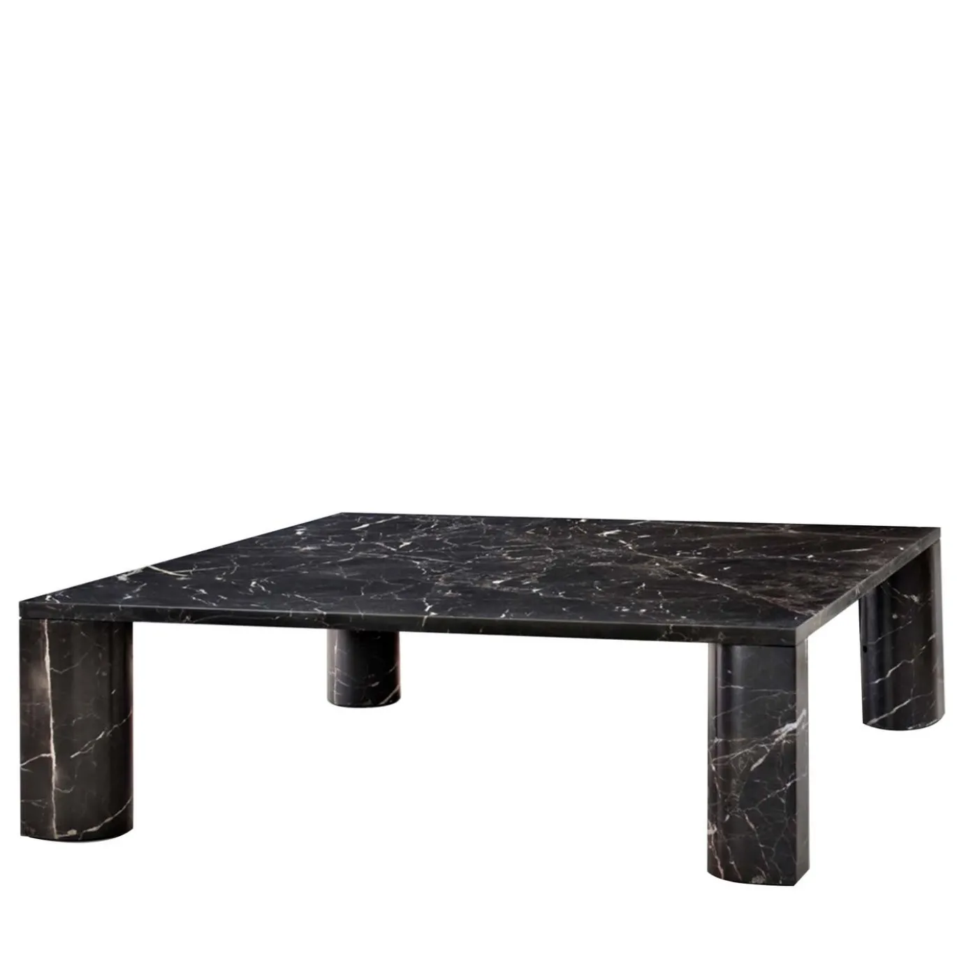 Tavolino LoveMeLoveMeNot in marmo Nero St Laurent di Michael Anastassiades