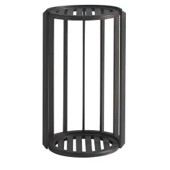 Tavolino Lucio Alto Rotondo da Esterno in Iroko