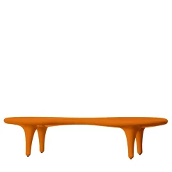 Tavolino Orgone in Vetroresina Arancione di Marc Newson