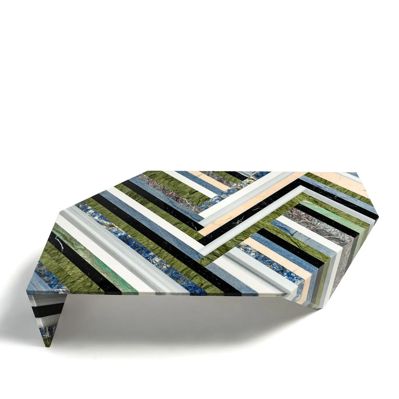 Tavolino Origami Stripes I di Patricia Urquiola