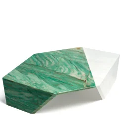 Tavolino Origami verde di Patricia Urquiola