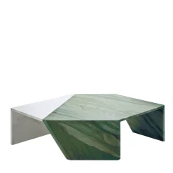 Tavolino Origami verde di Patricia Urquiola