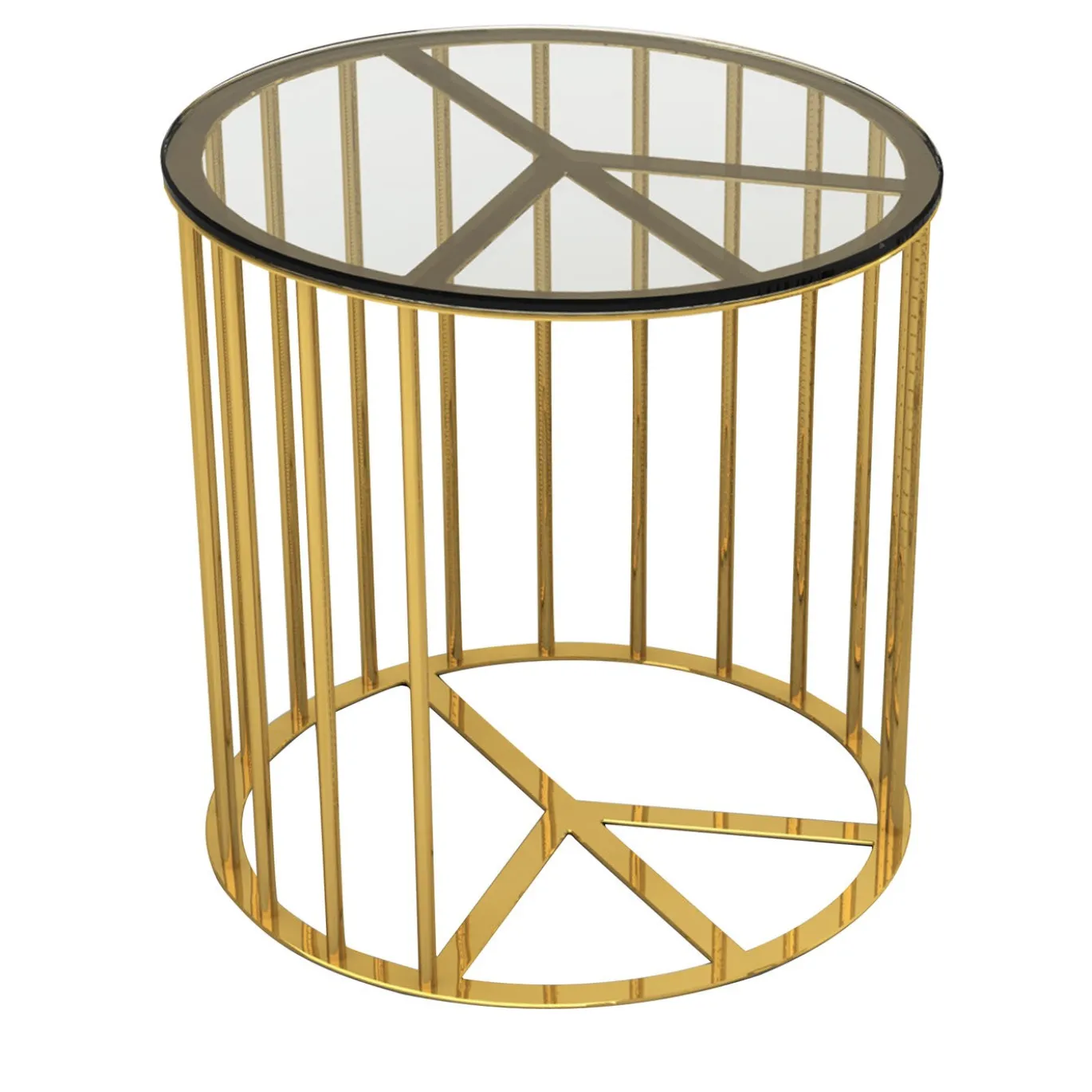 Tavolino Pace Gold di Garilab by Piter Perbellini