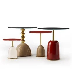 Tavolino Pins Grande in Ceramica Nera