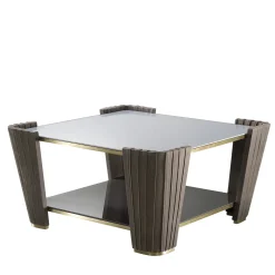 Tavolino quadrato in legno