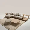 Tavolino Rettangolare Olimpia 763 in rovere naturale