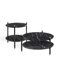 Tavolino Riviera in marmo nero