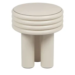 Tavolino rotondo alto bianco Scala