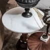 Tavolino rotondo in marmo