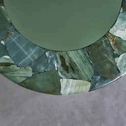 Tavolino rotondo in verde Jasper Arena