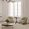 Tavolino rotondo nero dalla Collezione Studio Privè #2