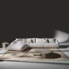 Tavolino rotondo Orion 755 Bianco Lucido