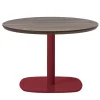 0533-3 Tavolino rotondo rosso