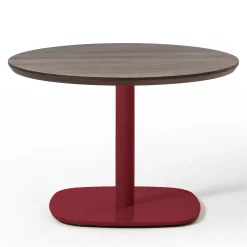 0533-3 Tavolino rotondo rosso