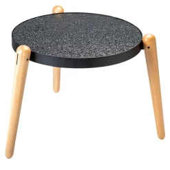 Tavolino rotondo Tris di Luca Maci