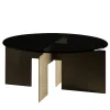 Tavolino Roy Brass di Filippo Montaina