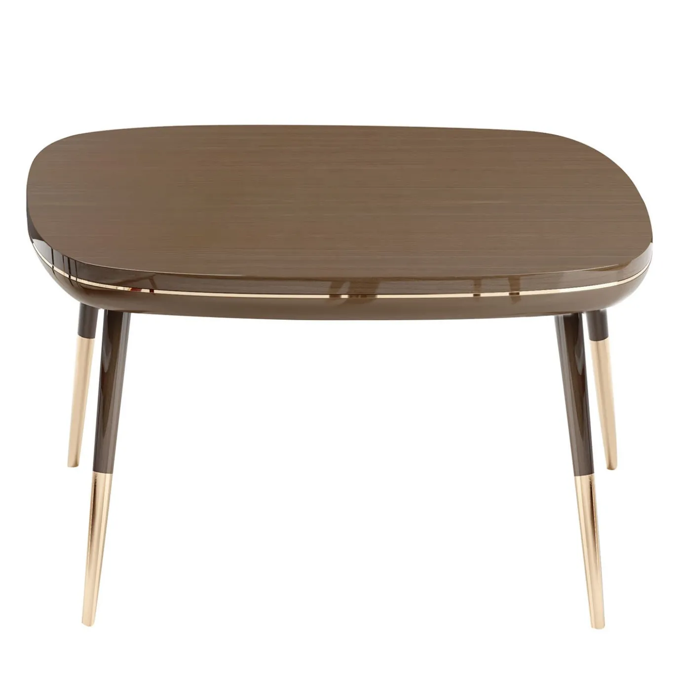 Tavolino Sabrina Brown con piano in legno