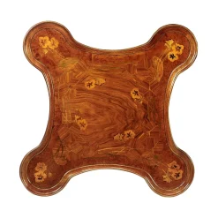 Tavolino sagomato in stile Art Nouveau francese di Louis Majorelle