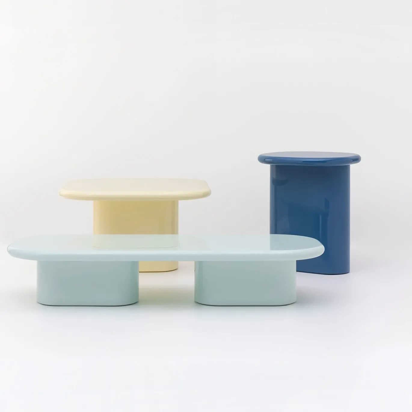Tavolino Sciuscià azzurro