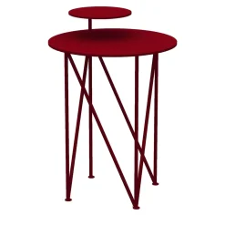 Tavolino Segmenti rosso rubino