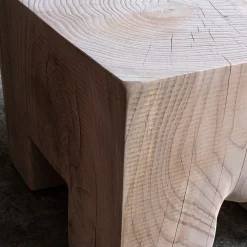 Tavolino Skelly Cube finitura naturale