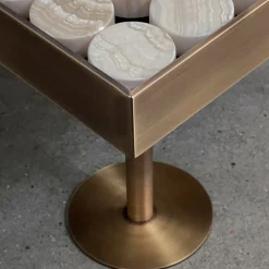 Tavolino Sofia in Onice Beige