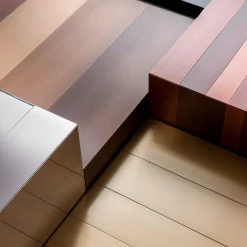 Tavolino ST 32 in Ottone Satinato Oro