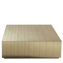 Tavolino ST 32 in Ottone Satinato Oro