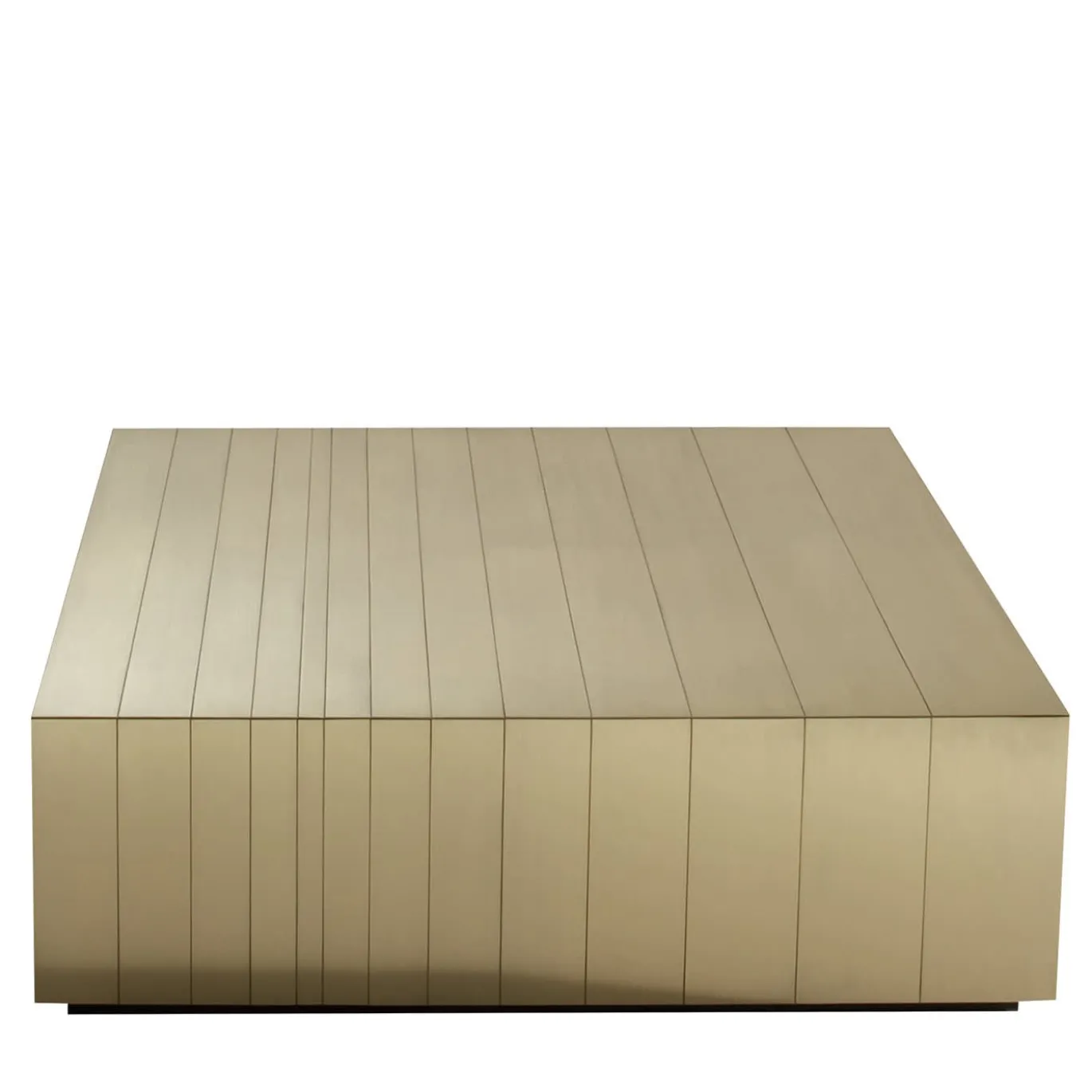 Tavolino ST 32 in Ottone Satinato Oro