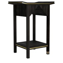 Tavolino Tori in legno di ebano