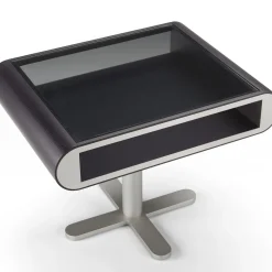 Tavolino UFO In Legno Grigio di Lorenza Bozzoli