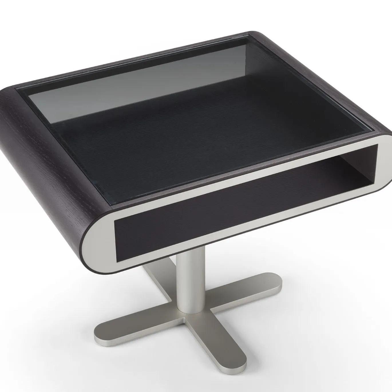 Tavolino UFO In Legno Grigio di Lorenza Bozzoli