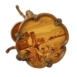 Tavolino zoomorfo in stile Art Nouveau francese di Emile Gallè