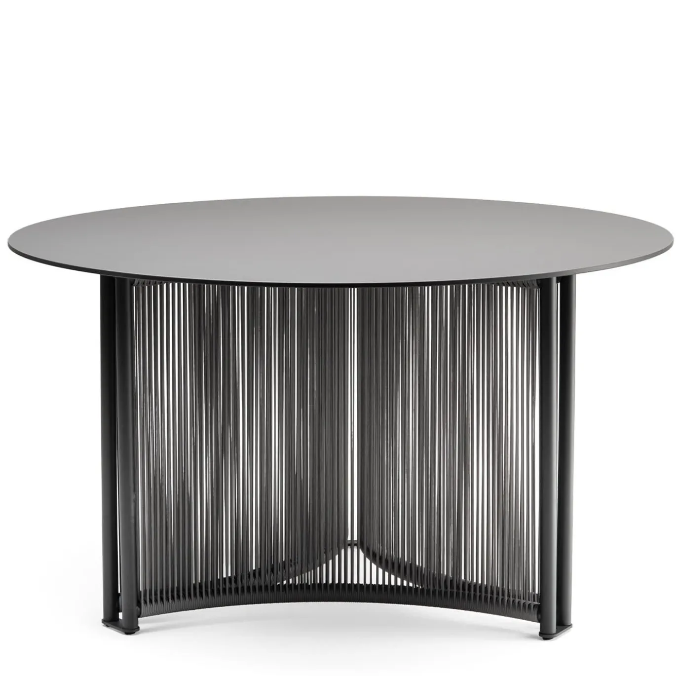 Tavolo Altana T-RO Round Gray di Antonio De Marco