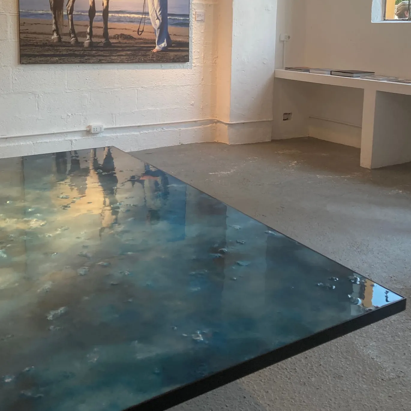 Tavolo asimmetrico Blue design di Colé Italia, Giannoni&Santoni