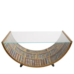 Tavolo basso curvo Libri