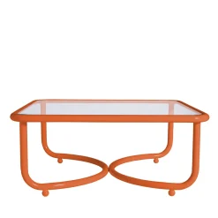 Tavolo basso Locus Solus Orange di Gae Aulenti