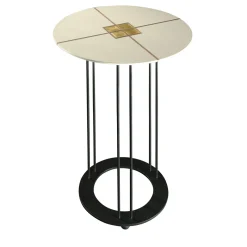 Tavolo bistrot alto Aureola Ivory