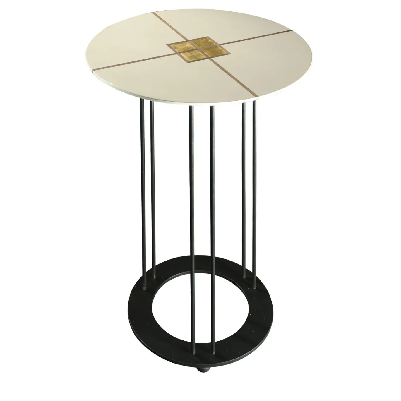 Tavolo bistrot alto Aureola Ivory