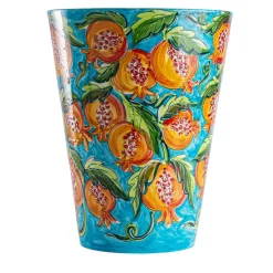 Tavolo con decoro Melagrana in ceramica