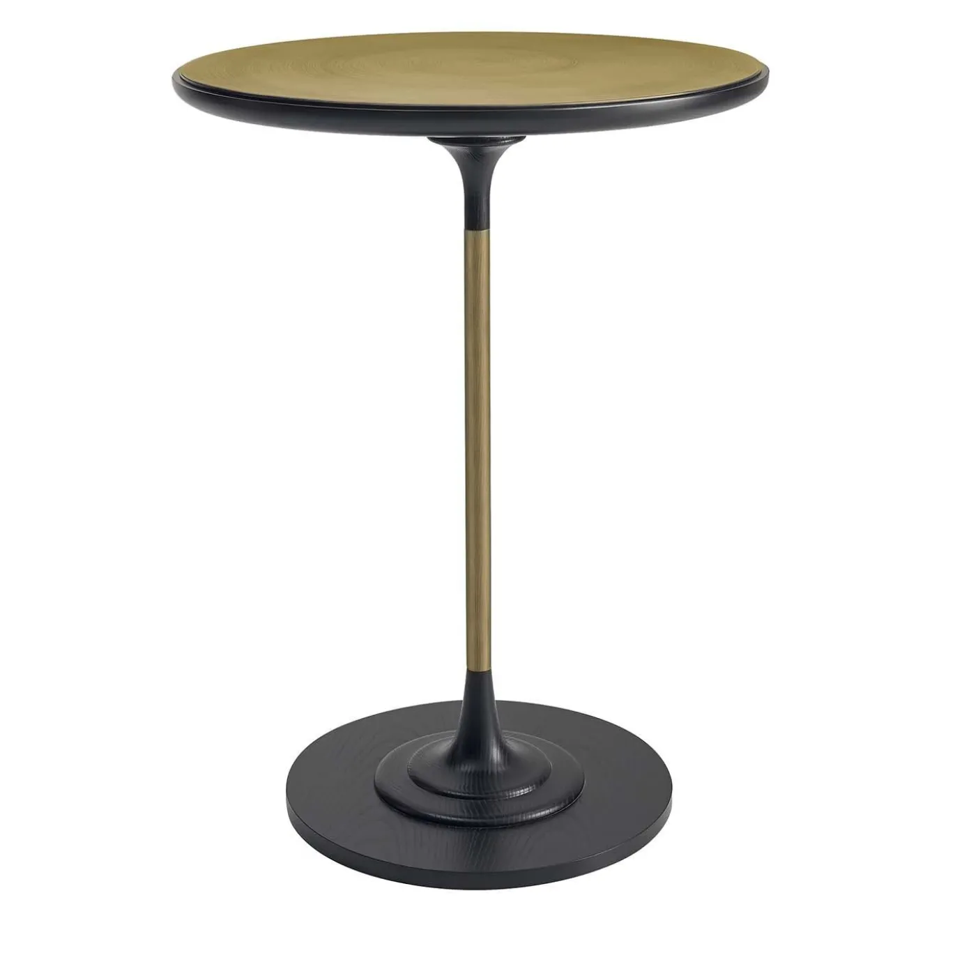 Tavolo da bistrot con piano in ottone