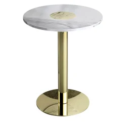 Tavolo da bistrot in ottone Coccaro di RandD monitillo1980
