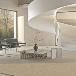 Tavolo da caffè Linea in marmo Calacatta viola by Martage Collection