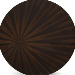 Tavolo da caffè rotondo in legno Mimì