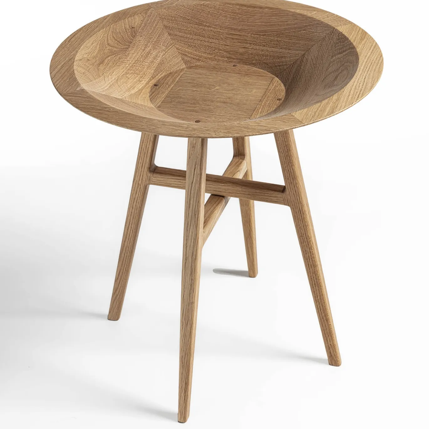 Tavolo d'accento Joker Round Brown