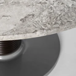 Tavolo da lounge rotondo in marmo grigio Sunset di Paola Navone