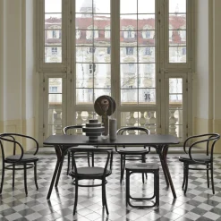 Tavolo da Pranzo Arch Marrone di Front