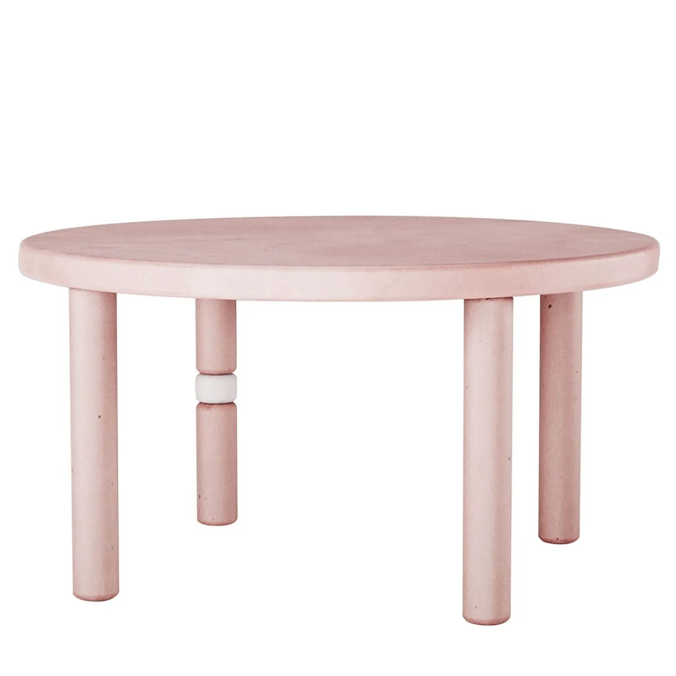 Tavolo da pranzo circolare rosa Flipper