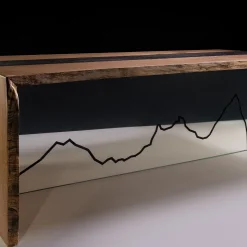 Tavolo da pranzo Columna in legno di rovere